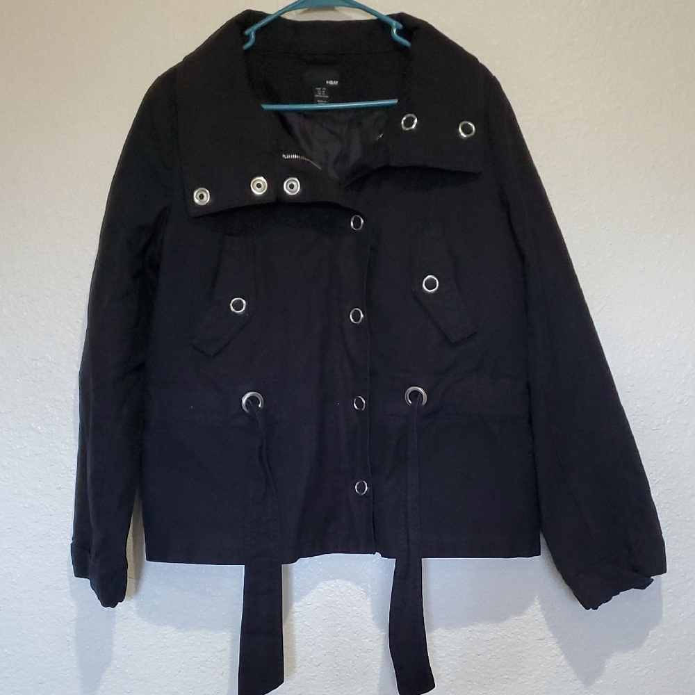 H & M Stylish Women's Black Jean Jacket